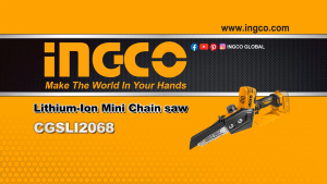 INGCO 20V BRUSHLESS MINI PRUNING CHAIN SAW 6" CGSLI2068