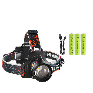 High Power Led Headlamp Head red light 15H USB Rechargeable Head Flashlights Special for beekeeping Fishing Camping Head Lantern