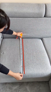 Đơn giản màu trơn Bọc ghế sofa chống trượt đầy đủ gói bọc ghế hình chữ L ghế dài phòng khách slipcovers