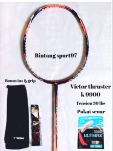 raket bulutangkis thruster k 9900 raket victor thruster k 9900