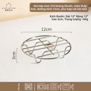 MODERN SWEETHOME | Giá Hấp Thép Không Gỉ 316 Cấp Thực Phẩm