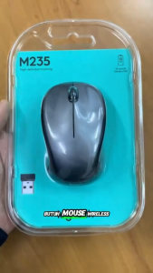 Wireless Mouse Logitech M235 – Klik Senyap Hemat Daya Garansi 1 Tahun Mouse Wireless