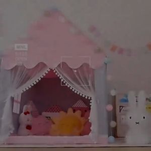 COD Spacious Play Tent for Kids Girls Baby Indoor and Outdoor Playhouse Castle Play Tent House