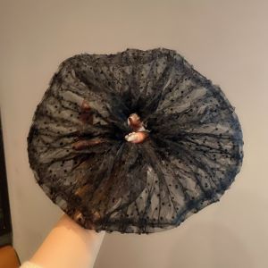 Korean Polka Dot Ogeesha Womens Hair Ties Fluffy Bun Headbands High End Feeling Hair Accessories Elegant Bowknot Hair Bands