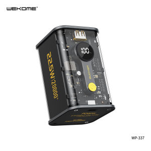 Sạc dự phòng Wekome 20000mA trong suốt hỗ trợ sạc siêu nhanh QC3.0 công suất 22.5W tích hợp màn hình hiển thị dung lượng