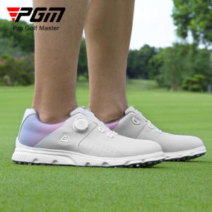 PGM golf shoes with anti slip spike waterproof knobs shoelaces mens sports shoes with strong grip and more stable hitting XZ232