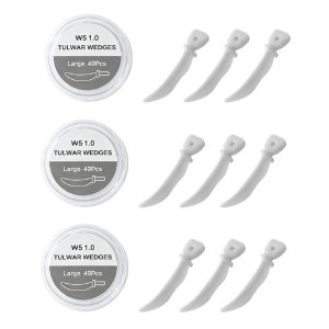 40/120pcs Dental Tulwar Wedges W5 Plastic Interproximal Tooth Gap Sectional Matrix System Dentistry Autoclavable
