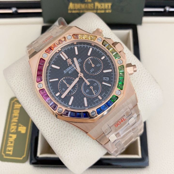 นาฬิกาผู้ชายAudémars*Pîguet#AP( Quartz ,Stop watch function,Stainless ...