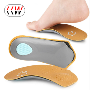 CCW 1Pair Arch Supports Orthotics Shoe Inserts for Foot Pain Relief Flat Feet Work Boot Gel Heel Pad Insoles