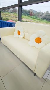 KENZZO (Free Shipping) MEWA sofa Luxury Style with Anti-Scratching Leather with tall backrest / sofa 3 seater / sofa 2 seater / Sofa Leather / Sofa Living Room / Sofa Premium