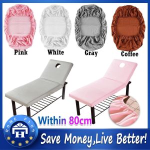 【Local delivery】 Solid Thickened Velvet Beauty Salon Bed Sheets SPA Massage Bed Table Cover Bedspread Soft Salon Sheets with Hose SPA-Bed-Sheet