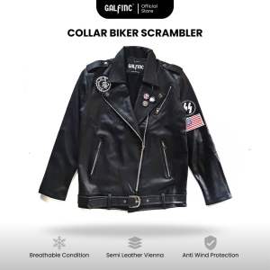 GALFINC JAKET CHANGCUTERS SEMI KULIT ROCKNROLL - POLOS SERIES