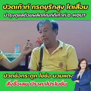 ดีเค๊าท์ 1 กล่อง ผลิตภัณฑ์เสริมอาหารดูแลเก๊าท์ บำรุงไต