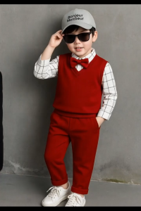 Dairoku M01 Polos MAROON setelan baju anak laki-laki 5 tahun 1 2 3 4 pakaian cowok korean style