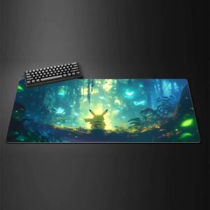 Bandai | Pokemon Anime Gamer Mouse Pad Large Rubber Desk Mat Keyboard Mousepad 2MM Stitched Edge