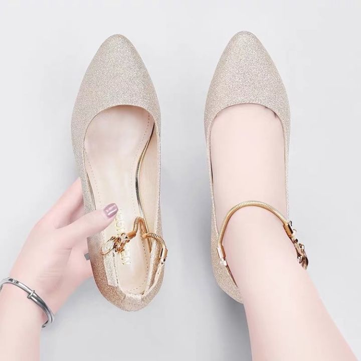 Gold%20Silver%20Low%20Heel%20Crystal%20Sequin%20High%20Heels%203cm%20-%20Image%203