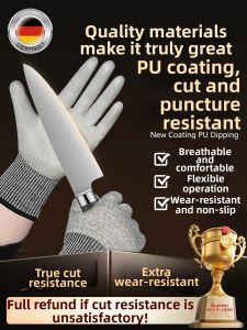 Cut Resistant Anti-puncture Thin Durable Gloves