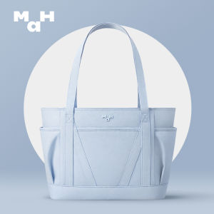 MAh 3312 hàng năm loạt màu Mây Xanh dung tích lớn Túi tote cho phụ nữ Túi đeo vai chống thấm 18L
