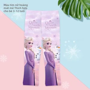 Disney Ice Silk Sleeve Covers for Children Summer Thin Sun Protection UV Protection Baby Ice Sleeves Baby Sun Protection Sleeve Covers