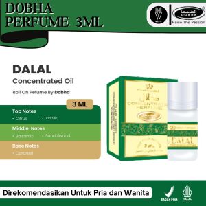 Dobha Perfume 3ml Roll On Non Alkohol All Variant Concentrated Oil BPOM dan Halal MUI untuk Pria dan Wanita