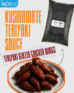 Kusinamate Teriyaki Sauce 1.5kg sweet savory Japanese style brown liquid sauce for marinade glaze stir fry negosyo ready to use