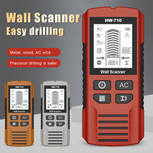 HW-710 Multi-functional Stud Finder Wall Scanner AC Cable Wires Depth Tracker Wall Metal Detector Electronic Wood Finder