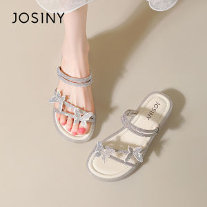 Josiny | Summer Soft Bottom Rhinestone Sandals