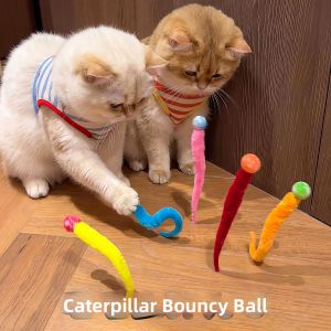 YOULE | Interactive Cat Toy Worm Bouncy Ball
