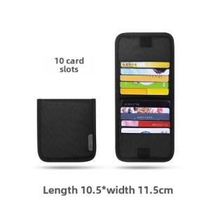 Womens Card Holder Wallet Fabric Simple Multifunctional Mens Card Slot Document Multi Card Clip Nylon Material Youth Style