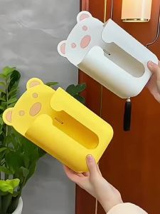 Punch Free Multifunction Wall Mounted Tissue Box
