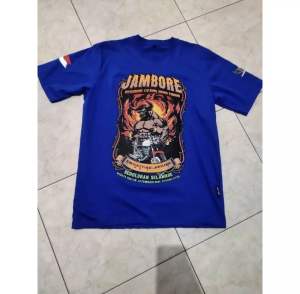 KAOS ACARA JAMBORE REGIONAL Cb XAG JAWA TIMUR CB NGANJUK BERSATU GRATIS +STIKER prambon S M L XL XXL XXXL ORIGINAL