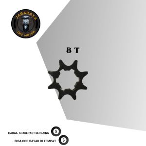GIR GEAR DEPAN RXK RXKING FIZR F1 VEGA R JUPITER SPROCKET 8 T 10-T  14-T 15-T motor