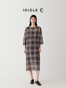 ICICLE | Summer New Cotton Plain Weave Midi Dress