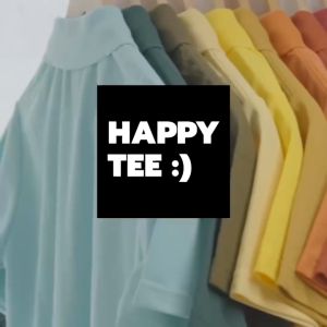 HAPPY TEE เสื้อโปโล โทนสี Earth Tone มีกระเป๋า ทรงสวย ตรงปก ผ้านุ่ม ไม่ต้องรีด คุณภาพคุ้มราคา ใส่ได้ทั้งชายและหญิง มีถึงรอบอก 61นิ้ว 5XL