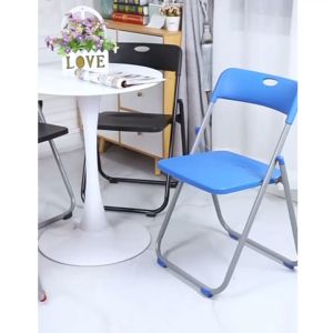 เก้าอี้พลาสติกพับได้ เก้าอี้พับมีพนักพิง เก้าอี้พับได้ เก้าอี้สำนักงาน รองรับน้ำหนักได้ถึง 150kg