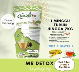 Detoks Teh Diet Slimming Tea Ampuh Melangsingkan Badan Dan Mengecilkan Perut Buncit Tanpa Olahraga Peluntur Lemak - Nokcha / Mr. Detox