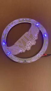 ฝาครอบหน้าดอกลำโพง แบบเรียบ ลายVIP แบบใส 4นิ้ว 6.5 นิ้ว 8 นิ้ว ใส่ไฟ7สีกระพริบ ราคาต่อคู่ พร้อมส่ง จากไทย