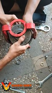 Sepaket Treker Per Pully CVT dan Kunci Mur Kopling 39x41 termurah bahan tebal