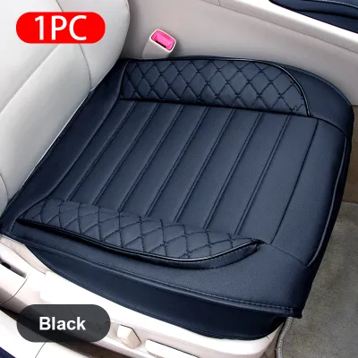 SEAMETAL Full-Surrounded Car Seat Cover Premium PU Leather Auto Seat Protector Cushion Antii Scratch Chair Protection Pad Mat