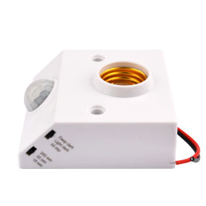 Aideepen | Smart AC 110-240V Motion Sensor Light Socket Adapter Holder with PIR Infrared Sensor E27 LED Bulb Base Human Body Induction