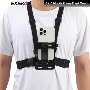 6 in 1 Phone Mount Holder Chest Strap Action Camera Kit For GoPro Hero 13 12 Insta360 For iPhone Samsung Huawei Accessories Set