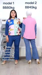 YM yimie fashion setelan oneset wanita dewasa || crt 753 - set dona & celana cutbray (produk lokal)