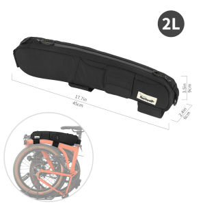 Rhinowalk | Rhinowalk Bike Top Front Tube Frame Triangle Bag for Brompton Folding Bike 2L Ultralight 45CM Length Cycling Storage Tool Bag