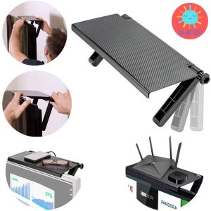 ที่วางของติดหลังจอทีวี ชั้นวางของติดหน้าจอโทรทัศน์ ที่วางของบนทีวี ชั้นวางติดหลังจอทีวี ชั้นวางของบนจอคอมพิวเตอร์ ติดตั้งง่าย