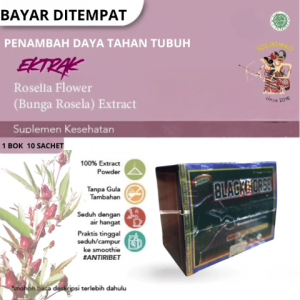 kapsul merah delima black horse 1box 10sachet kaya akan manfaat