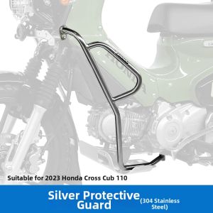 Honda Cub CC110 Protector Bumper Guard Rail Light Floor Shelf