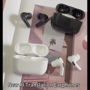 AI Translate & HiFi Stereo Earphones Noise Reduction Long Battery Headsets Subwoofer In Ear With Mic Earbuds Sweat Proof