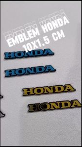 EMBLEM HONDA 3D 2PCS LOGO HONDA TIMBUL STIKER SUDAH SAMA PEREKAT