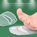 Soft Silicone Half Size Pad Forefoot Cushion for Women's High Heels Comfortable Massage Non-Slip Shoes Soft And Foot-Friendly. 
