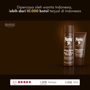 Plantur 39 Colour Brown Conditioner - Untuk menutupi uban Meningkatkan Warna Coklat Mengurangi Kerontokan Rambut pada Wanita